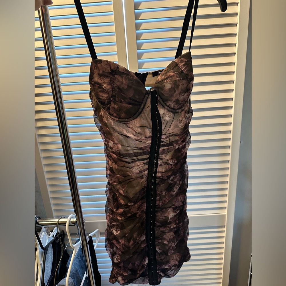 Forever 21 floral lingerie style mini dress. Size Medium.